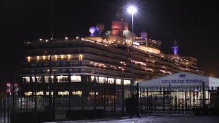 Cunard  Queen Elizabeth City Cruise to Mayflower Cruise Terminal Southampton 301118 [upl. by Laraine343]