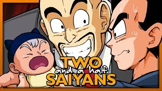 DragonShortZ Episode 1 Two and a Half Saiyans  TeamFourStar TFS [upl. by Noman]