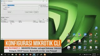 UKK TKJ 20182019  Konfigurasi Hotspot Mikrotik CLI [upl. by Atsahc]