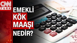 Emekli kök maaşı nedir Kök maaş üzerinden zam hesaplaması nasıl yapılır Emin Yılmaz yanıtladı [upl. by Drarreg]