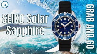 Seiko Solar Sapphire Diver  Worthy Upgrade [upl. by Etteuqal]