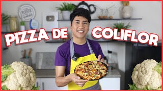 UNA FORMA DIFERENTE DE COMER PIZZA  CON COLIFLOR [upl. by Salsbury]