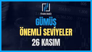 ÖNEMLİ SEVİYELER  ONS GÜMÜŞ YORUMLARI  26 KASIM [upl. by Eihs]