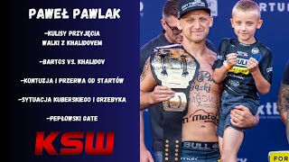 Paweł Pawlak „Andrzej miał już swoją szansę walki o pas a jak się poddajesz to tracisz kolejkę” [upl. by Ayikaz]