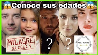 😱Edades Reales del elenco de la pelicula turca  Milagro en la celda 7  Miracle in cell No7 ⬅️😱 [upl. by Anitrak886]