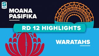 Super Rugby Pacific  MoanaPasifika v Waratahs  Round 12 Highlights [upl. by Eladnor]