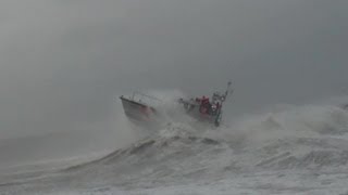 47foot Motor Lifeboat MLB  Coast Guard Station Barnegat Light Heavy Weather Training [upl. by Porche]