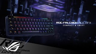 ROG Falchion Ace HFX  Compact amp Swift  ROG [upl. by Wilmar]