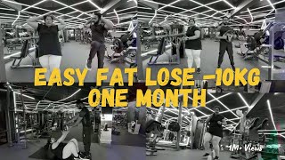 fat lose weight fast exercise in gym  easy fat loss exercise  Gym workout 2024 [upl. by Whitebook639]