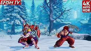 Senryo Kyoshiro vs Kazama Kazuki Hardest AI  Samurai Shodown [upl. by Zora251]