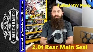 How The VW 20t TSI Rear Main Seal Fails [upl. by Mercado672]