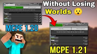 How To Update Minecraft Pocket Edition Without Losing Worlds  Minecraft Pe Worlds Backup [upl. by Akira56]