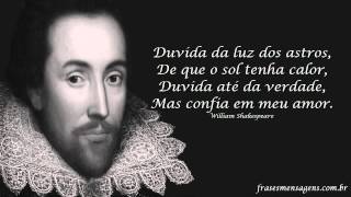 William Shakespeare 20 Frases Fortes [upl. by Antonetta]