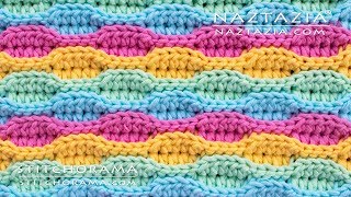 HOW to CROCHET WAVE STITCH  Stitchorama by Naztazia [upl. by Lauree]