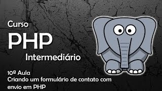 Criando um formulário de contato com envio em PHP  Curso de PHP 10 [upl. by Milla583]