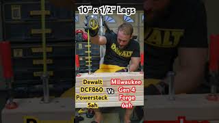 DCF860 Dewalt vs Milwaukee Gen 4 Impact [upl. by Aehsan]