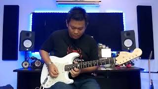 Gerhana  Hattan Guitar Solo [upl. by Anneuq]