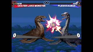 MUGEN Crater Lake Monster Vs Plesiosaurus [upl. by Aseeram]