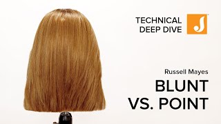 Point Cutting vs Blunt Cutting A Technical Deep Dive Hair Tutorial [upl. by Elak]