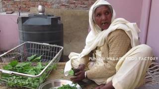 Palak Paneer Recipe ❤ Grandma style Recipe ❤ Punjabi Village Palak Paneer Recipe [upl. by Airamahs666]