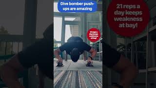 Dive Bomber Pushups build flexible strength [upl. by Adnamal]