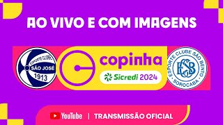 JOGO COMPLETO SÃO JOSÉ RS X SÃO BENTO  PRIMEIRA FASE  COPINHA SICREDI 2024 [upl. by Ihc]