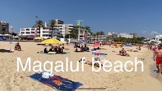 Magaluf beach walk August 2023 [upl. by Hugues]