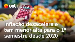 Inflação tem menor alta para o 1º semestre desde 2020 Salto BC pode reduzir juros em breve [upl. by Aynad367]