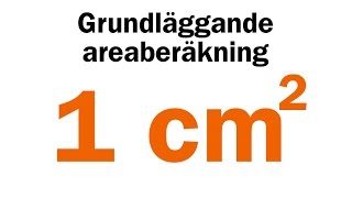 Grundläggande areaberäkning [upl. by Ritch765]