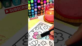 ASMR Sketchbook Coloring for Relaxation  Chill amp Fill Daily [upl. by Innos]