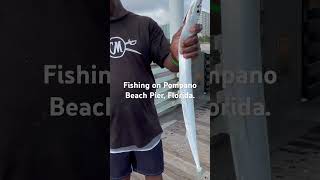 Fishing on Pompano Beach Pier Florida 102023 yagirllala florida fishing [upl. by Daiz287]