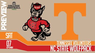 Tennessee vs NC State Preview Nico Iamaleava Takes The Next Step College Football 2024 [upl. by Ettennyl413]