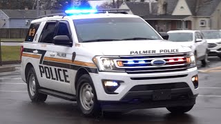 Palmer Township Police Department K9 Car 2785 Responding 1122 [upl. by Nylekcaj]