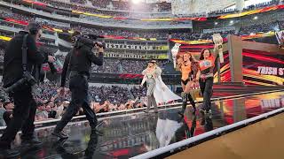 Becky Lynch Lita amp Trish Straus Wrestlemania Entrance wwe wrestlemania beckylynch trishstratus [upl. by Albion253]