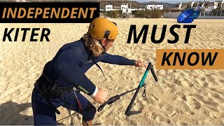 Self LANDING the Kite   Kitesurf Tutorial [upl. by Mauer268]