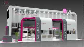 Stand Animation LG VSK beurs exhibition fach messe 3D Animation Groenendal 2012 render [upl. by Seligman]