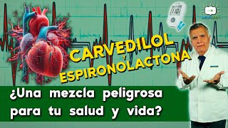 INTERACCIONES MEDICAMENTOSAS CARVEDILOL y ESPIRONOLACTONA MEDICBIEN programa 37 [upl. by Ardnahcal]