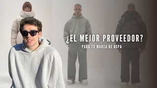 ¿El mejor PROVEEDOR para empezar tu MARCA de ropa en 2024 [upl. by Biel441]