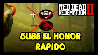 🔥La MEJOR FORMA de SUBIR el HONOR RÁPIDO en RED DEAD REDEMPTION 2 😱  Cómo TENER HONOR ALTO en RDR 2 [upl. by Adnert799]