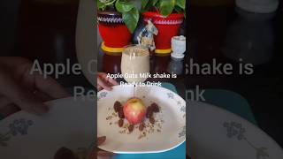 😋Apple Oats Milkshake for weight loss  For Breakfast or Dinner shorts telugu [upl. by Elleynad887]