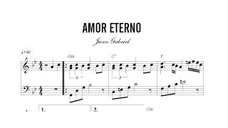 Partitura Juan Gabriel  Amor Eterno  Clases de Produccion de Partituras [upl. by Marsden177]