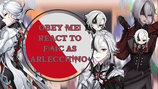 Obey Me react to FMC as Arlecchino  Short  OM×GI [upl. by Eugnimod]