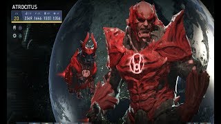 Injustice 2 Classic Atrocitus Gear Loadout amp Gameplay [upl. by Tabber]