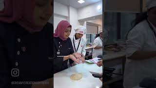 Dough making by our students in International dessert Course ✨❤️ hkrshorts hkrbakingacademy [upl. by Davison]