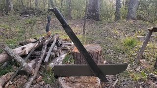 Ontario 18 inch macheteField Test [upl. by Eelannej]