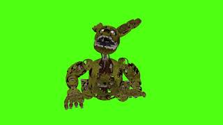 fnaf springtrap bonnie Green Screens  Jumpscare included [upl. by Ybrek434]