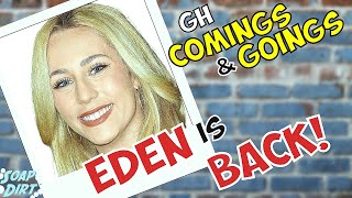 General Hospital Comings and Goings Eden McCoy Back as Josslyn amp Nikolas Stays gh generalhospital [upl. by Jennica]