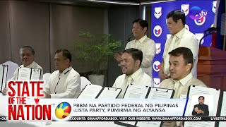 Partido ni PBBM na Partido Federal ng Pilipinas at Nacionalista Party pumirma ng alyansa  SONA [upl. by Kerman24]