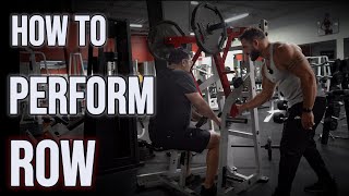 How to Perform a Row HIT Training [upl. by Gnes]