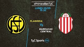 Primera B Metropolitana Flandria Vs Barracas Central  PrimeraBenTyC [upl. by Haleemaj]